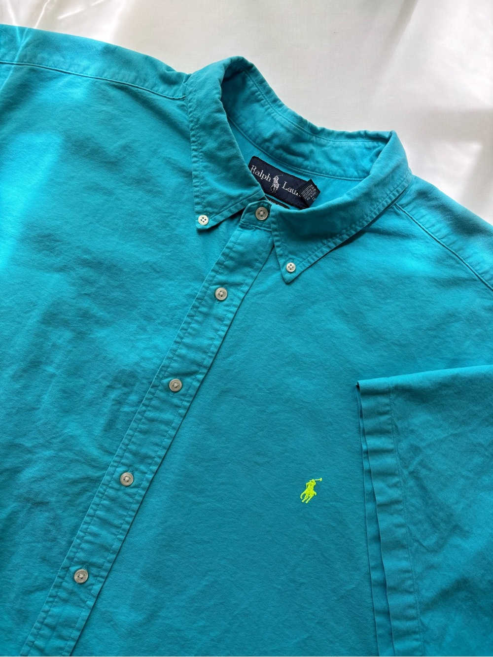 Ralph Lauren Classic Fit Short Sleeve Button Size Size 4XB